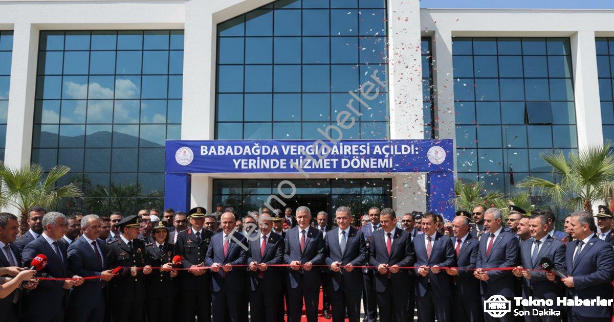 "Babadağ’da Vergi Dairesi açıldı: Yerinde hizmet dönemi" başlıklı haber için fotorealistik, profesyo