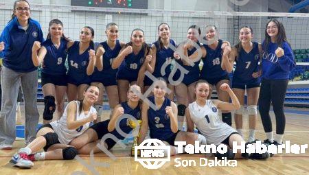 Kütahya Belediyespor Genç Kızları Voleybolda Zirveye Çıktı