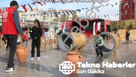 Geleneksel Oyunlar Tırı Aydın’da Çocuklarla Buluştu