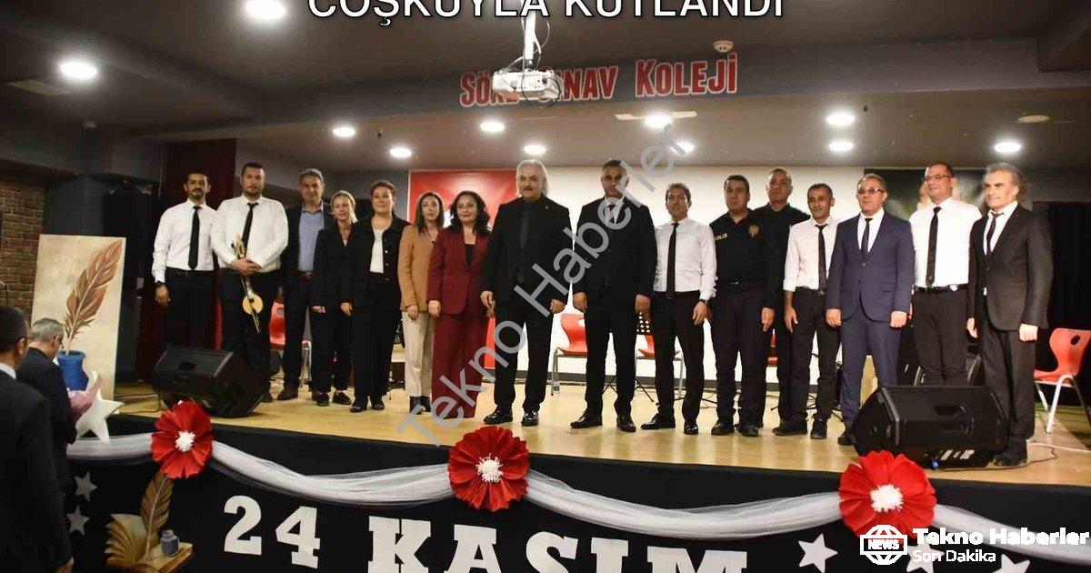 "Söke’de 24 Kasım Öğretmenler Günü Coşkuyla Kutlandı" başlıklı haber için fotorealistik, profesyonel