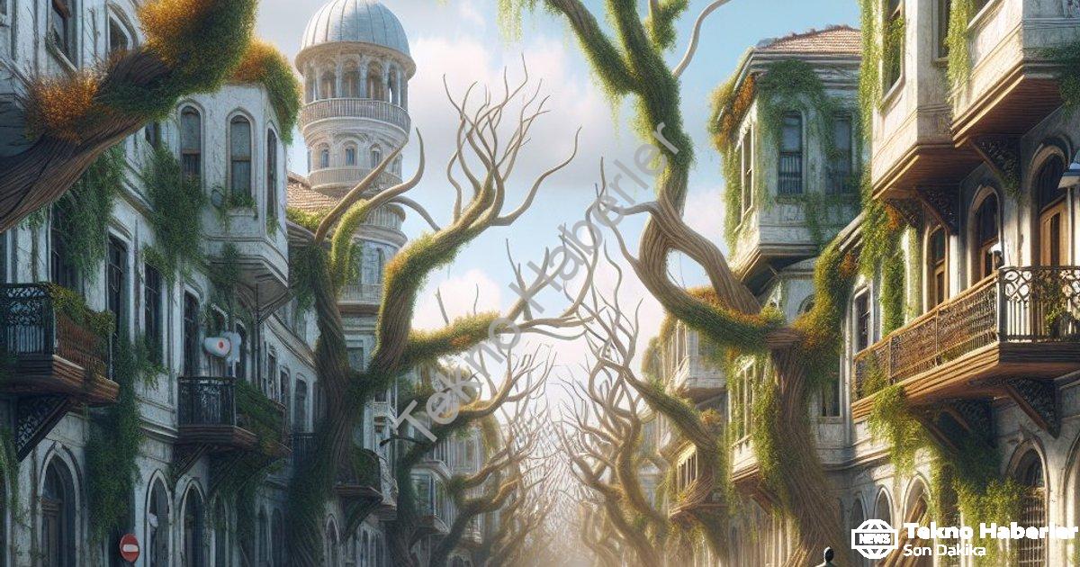 "Afyonkarahisar’da Cumhuriyet Mahallesi için ağaç budama uyarısı" başlıklı haber için fotorealistik,