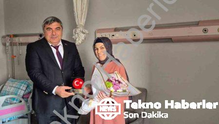 Öğretmenler Günü’nü hastanede geçiren öğretmene duygulandıran ziyaret