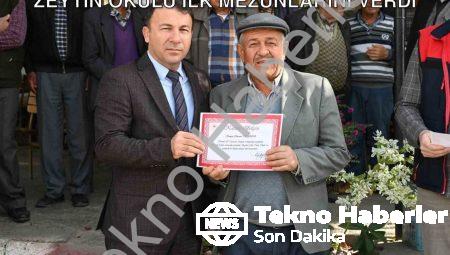 Denizli Tavas’ta Bilinçli Tarım Hamlesi: Zeytin Okulu İlk Mezunlarını Verdi