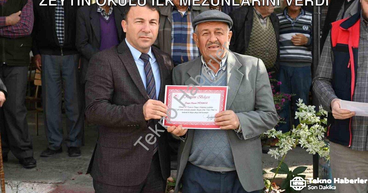 "Denizli Tavas’ta Bilinçli Tarım Hamlesi: Zeytin Okulu İlk Mezunlarını Verdi" başlıklı haber için fo