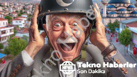 Denizli’de Kask Yerine Miğfer Takan Dede Sosyal Medyayı Salladı