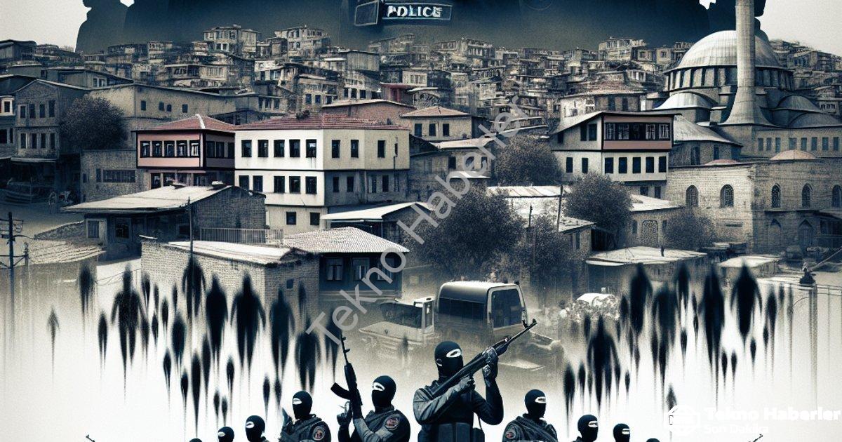 "Afyonkarahisar'da Jandarma Operasyonu: Aranan 43 Şahıs Yakalandı" başlıklı haber için fotorealistik