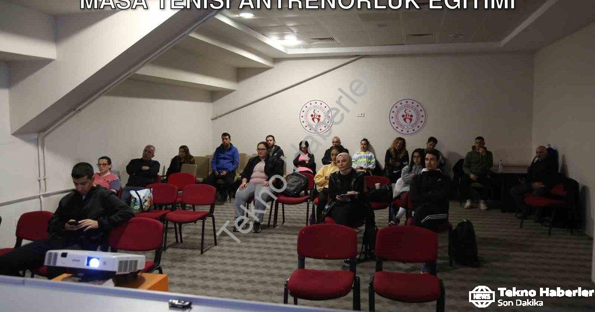 "Muğla'da Sporun Geleceği Şekilleniyor: Masa Tenisi Antrenörlük Eğitimi" başlıklı haber için fotorea