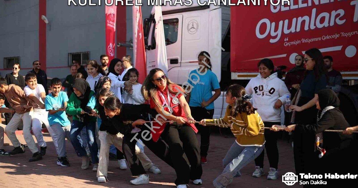 "Geleneksel Oyunlar Tırı Manisa Durağında: Kültürel Miras Canlanıyor" başlıklı haber için fotorealis