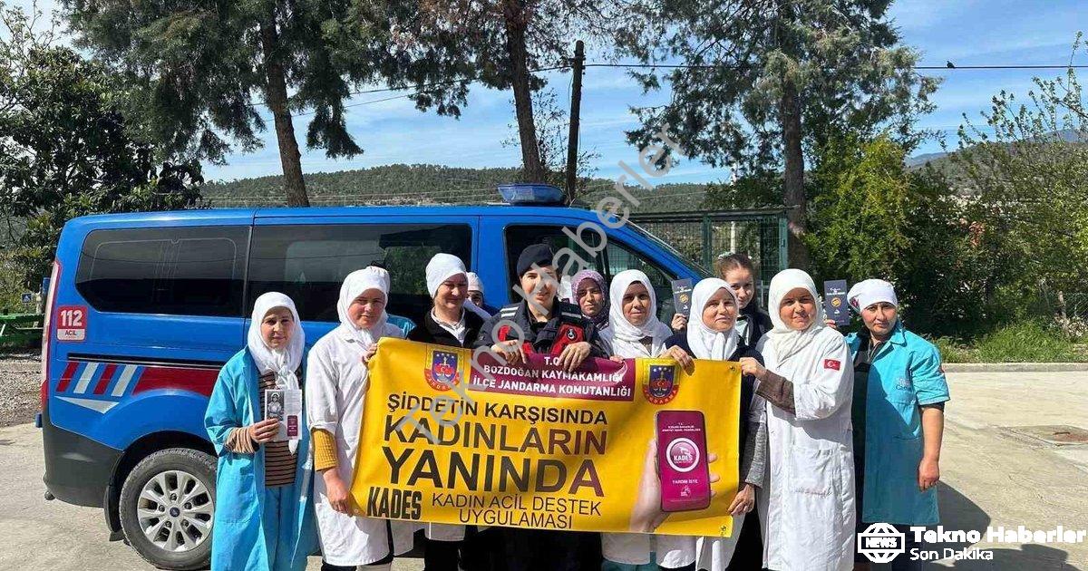 "Bozdoğan'da Kadınlar İçin Teknoloji Destekli Güvenlik: KADES Bilgilendirmesi" başlıklı haber için f