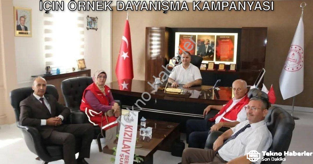 "Bergama Kızılay ve Öğrencilerden Gazze İçin Örnek Dayanışma Kampanyası" başlıklı haber için fotorea