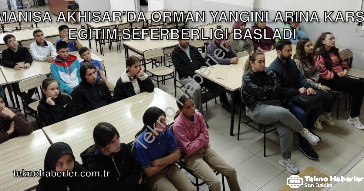 "Manisa Akhisar’da Orman Yangınlarına Karşı Eğitim Seferberliği Başladı" başlıklı haber için fotorea