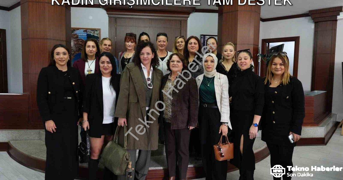 "Didim Belediye Başkanı Hatice Gençay'dan Kadın Girişimcilere Tam Destek" başlıklı haber için fotore