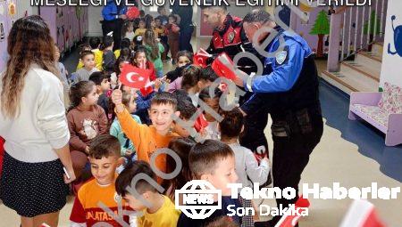 Aydın’da Minik Öğrencilere Polislik Mesleği ve Güvenlik Eğitimi Verildi