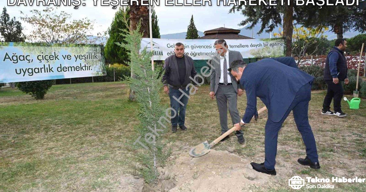 "Denizli'de Eğitim Camiasından Örnek Davranış: Yeşeren Eller Hareketi Başladı" başlıklı haber için f