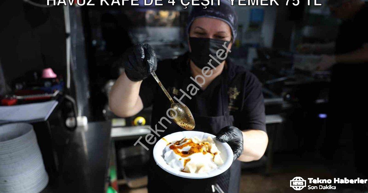 "Aydın'da Sosyal Belediyecilik Örneği: Havuz Kafe'de 4 Çeşit Yemek 75 TL" başlıklı haber için fotore