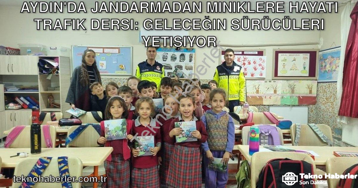 "Aydın'da Jandarmadan Miniklere Hayati Trafik Dersi: Geleceğin Sürücüleri Yetişiyor" başlıklı haber
