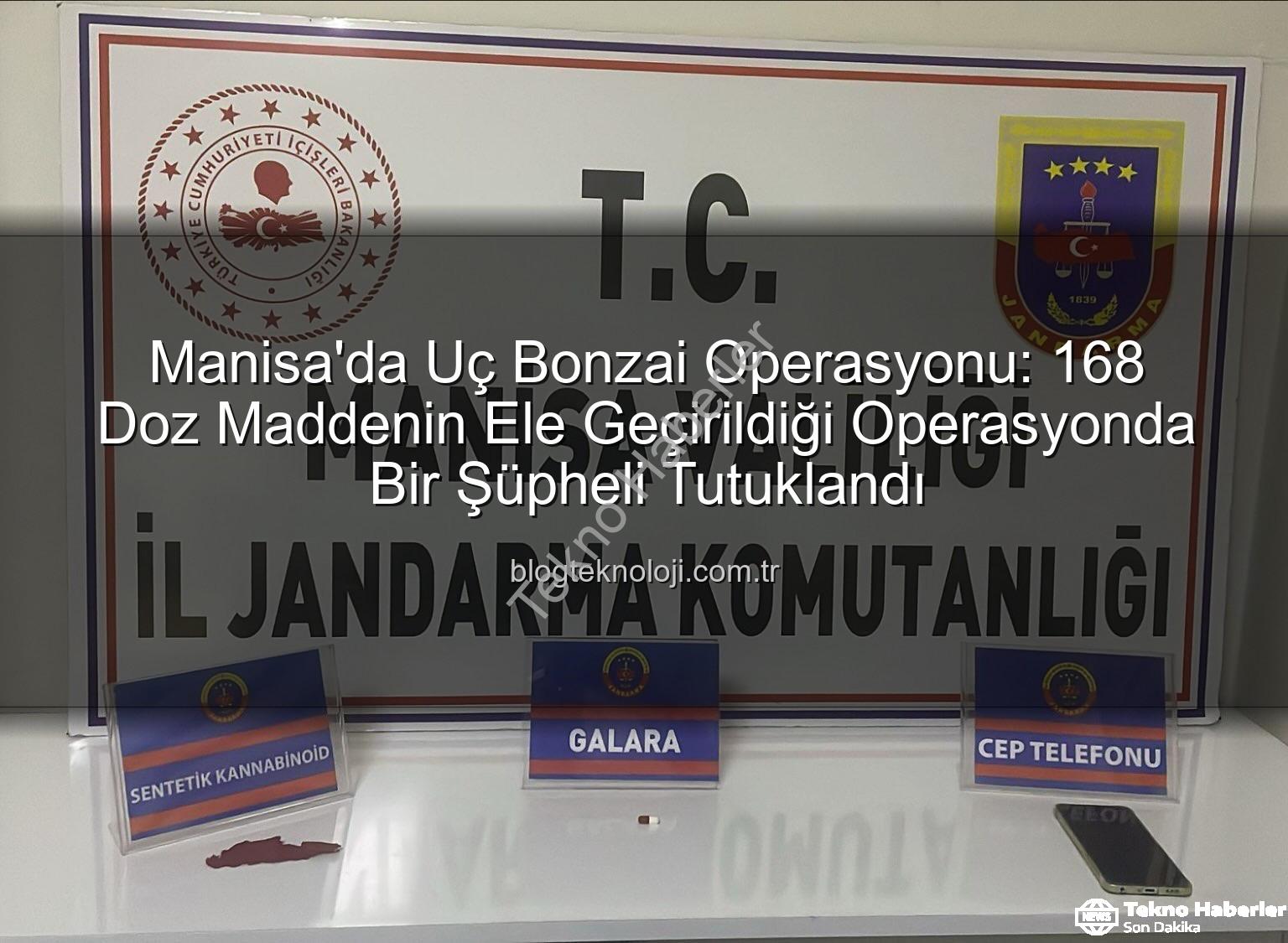 uç bonzai - Manisa'da Nefes Kesen Operasyon: 168 Doz Uç Bonzai Ele Geçirildi, Şüpheli Tutuklandı!