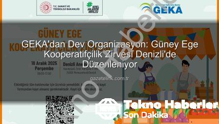 GEKA’dan Güney Ege İçin Tarihi Kooperatifçilik Zirvesi: Üretim ve Dayanışma Vizyonu Yeniden Şekilleniyor