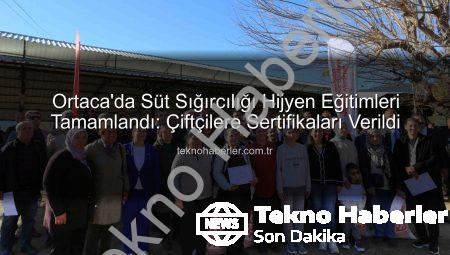 Ortaca’da Süt Sığırcılığı Hijyen Eğitimleri Tamamlandı: Çiftçilere Sertifikaları Verildi