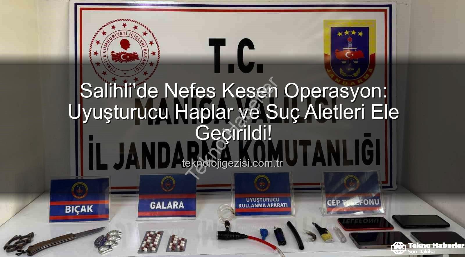 Salihli uyuşturucu operasyonu - Salihli'de Nefes Kesen Uyuşturucu Operasyonu: Evde Neler Bulundu?